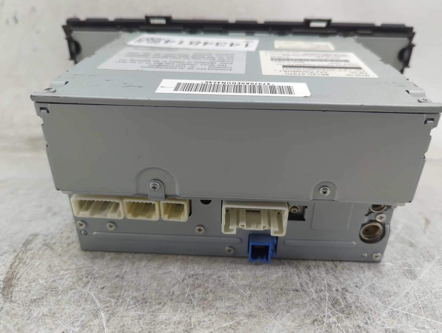 2010-2011 Toyota Prius Radio AM FM Cd Player Receiver Replacement P/N:86120-47370 CQ-KS0960AJ Fits Fits 2010 2011 OEM Used A