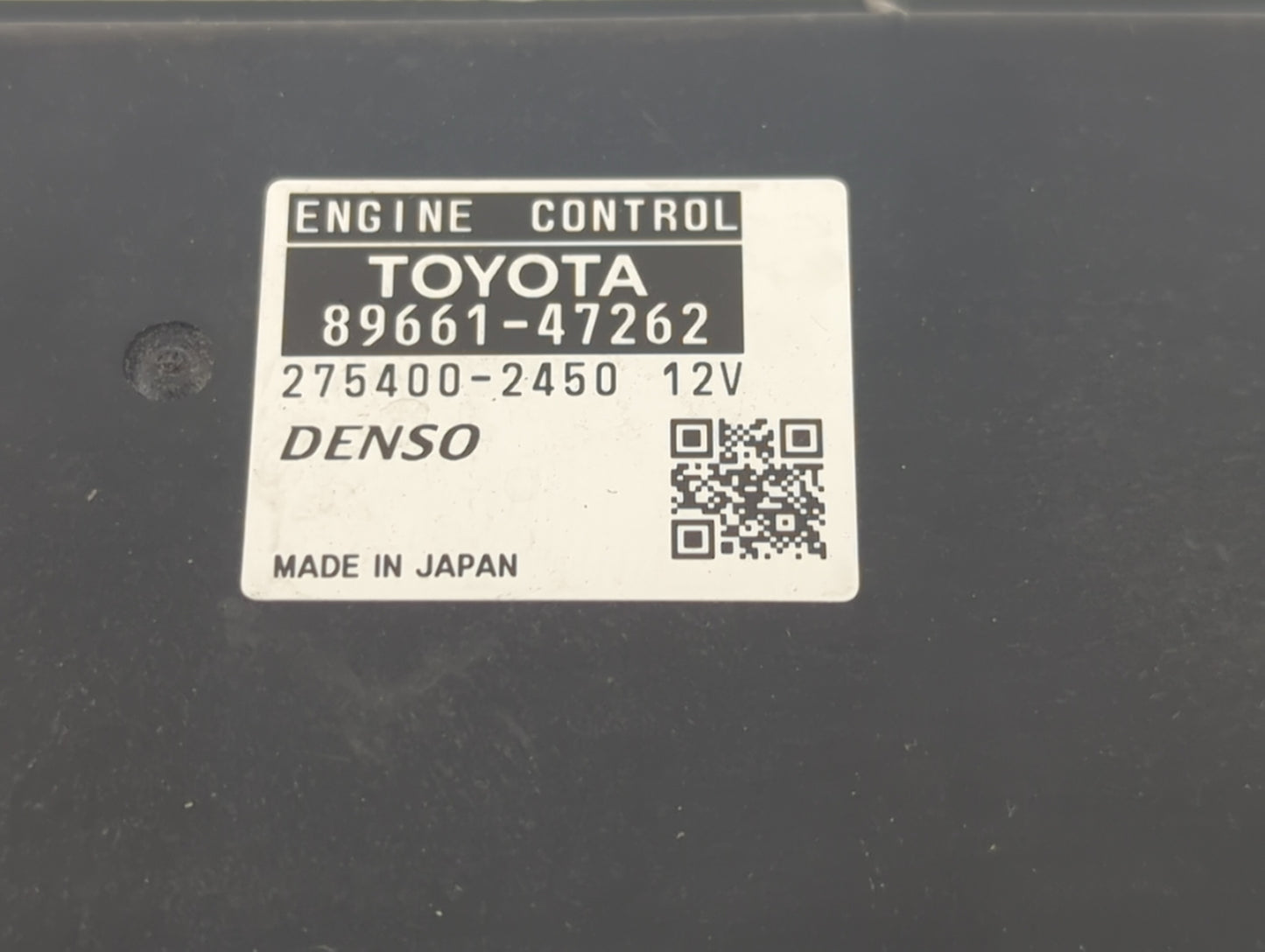 2010 Toyota Prius PCM Engine Control Computer ECU ECM PCU OEM P/N:89661-47262 275400-2450 Fits OEM Used Auto Parts - Oemused