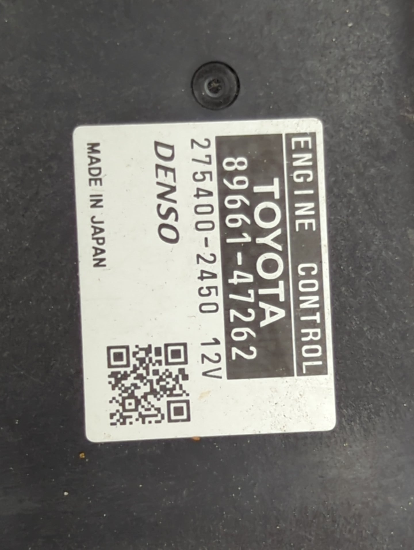 2010 Toyota Prius PCM Engine Control Computer ECU ECM PCU OEM P/N:89661-47262 275400-2450 Fits OEM Used Auto Parts - Oemused