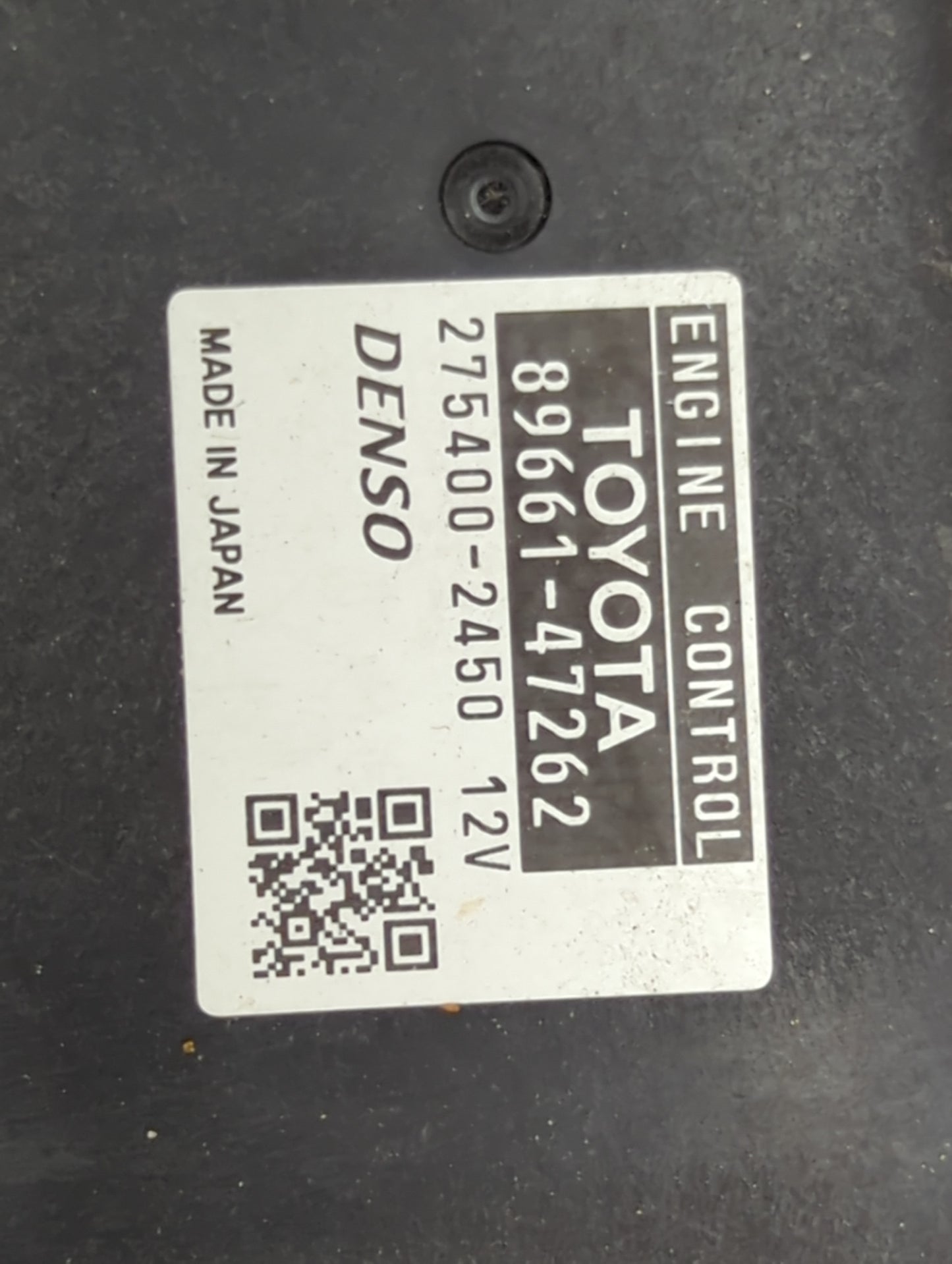 2010 Toyota Prius PCM Engine Control Computer ECU ECM PCU OEM P/N:89661-47262 275400-2450 Fits OEM Used Auto Parts - Oemused
