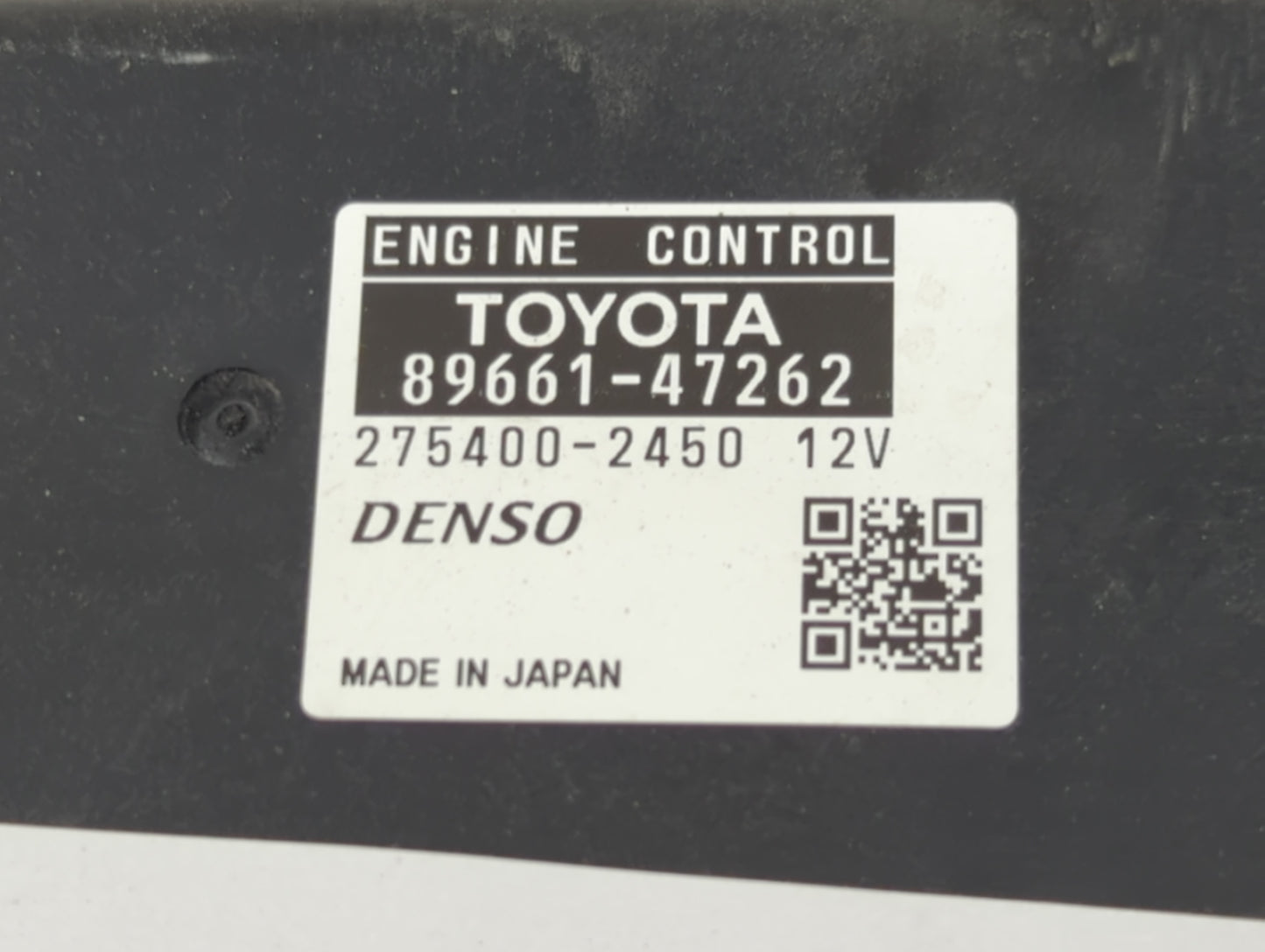 2010 Toyota Prius PCM Engine Control Computer ECU ECM PCU OEM P/N:89661-47262 275400-2450 Fits OEM Used Auto Parts - Oemused