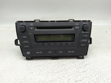 2010-2011 Toyota Prius Radio AM FM Cd Player Receiver Replacement P/N:86120-47370 Fits Fits 2010 2011 OEM Used Auto Parts - 