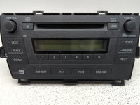 2010-2011 Toyota Prius Radio AM FM Cd Player Receiver Replacement P/N:86120-47370 Fits Fits 2010 2011 OEM Used Auto Parts - 