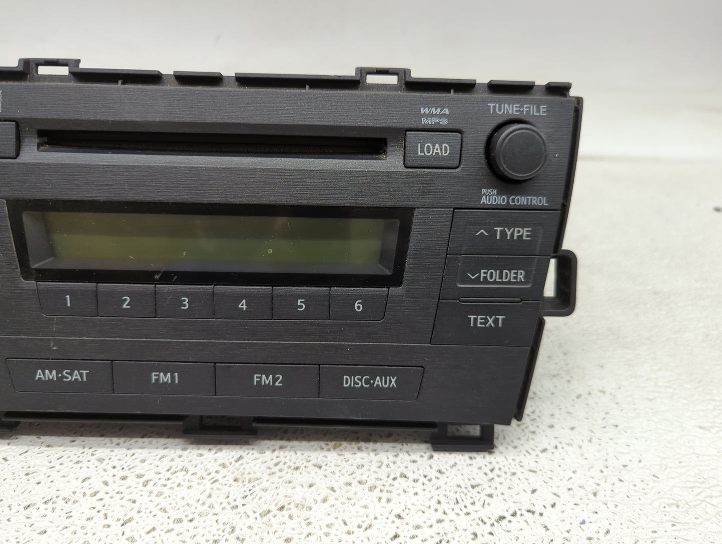 2010-2011 Toyota Prius Radio AM FM Cd Player Receiver Replacement P/N:86120-47370 Fits Fits 2010 2011 OEM Used Auto Parts - 
