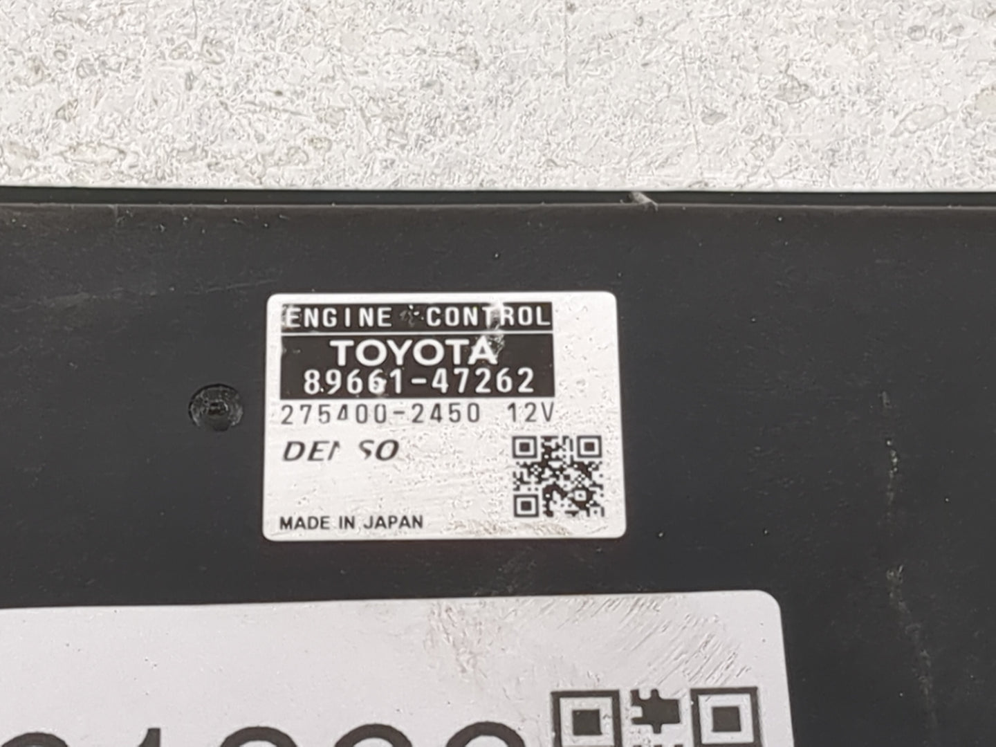 2010 Toyota Prius PCM Engine Control Computer ECU ECM PCU OEM P/N:275400-2450 89661-47262 Fits OEM Used Auto Parts - Oemused