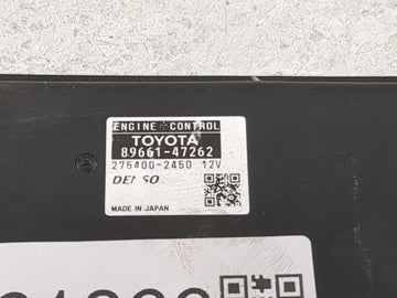 2010 Toyota Prius PCM Engine Control Computer ECU ECM PCU OEM P/N:275400-2450 89661-47262 Fits OEM Used Auto Parts