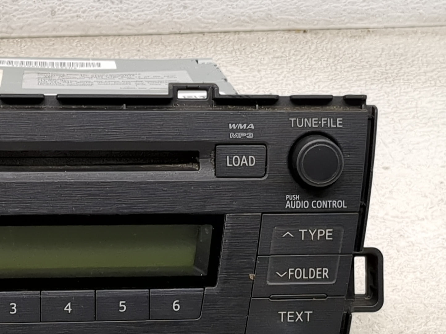 2010-2011 Toyota Prius Radio AM FM Cd Player Receiver Replacement P/N:86120-47370 CQ-KS0960AJ Fits Fits 2010 2011 OEM Used A
