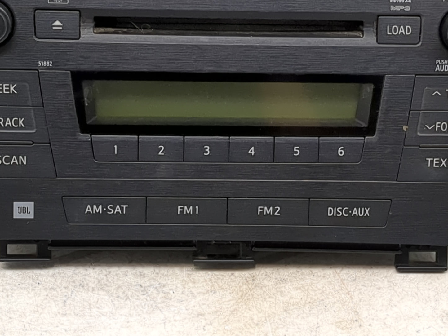 2010-2011 Toyota Prius Radio AM FM Cd Player Receiver Replacement P/N:86120-47370 CQ-KS0960AJ Fits Fits 2010 2011 OEM Used A