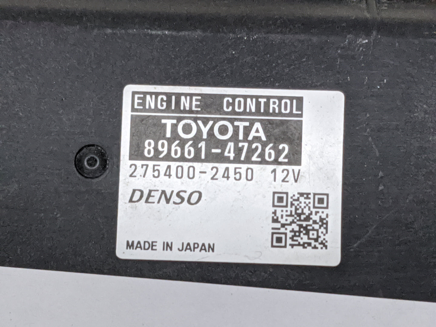 2010 Toyota Prius PCM Engine Control Computer ECU ECM PCU OEM P/N:89661-47262 275400-2450 Fits OEM Used Auto Parts - Oemused