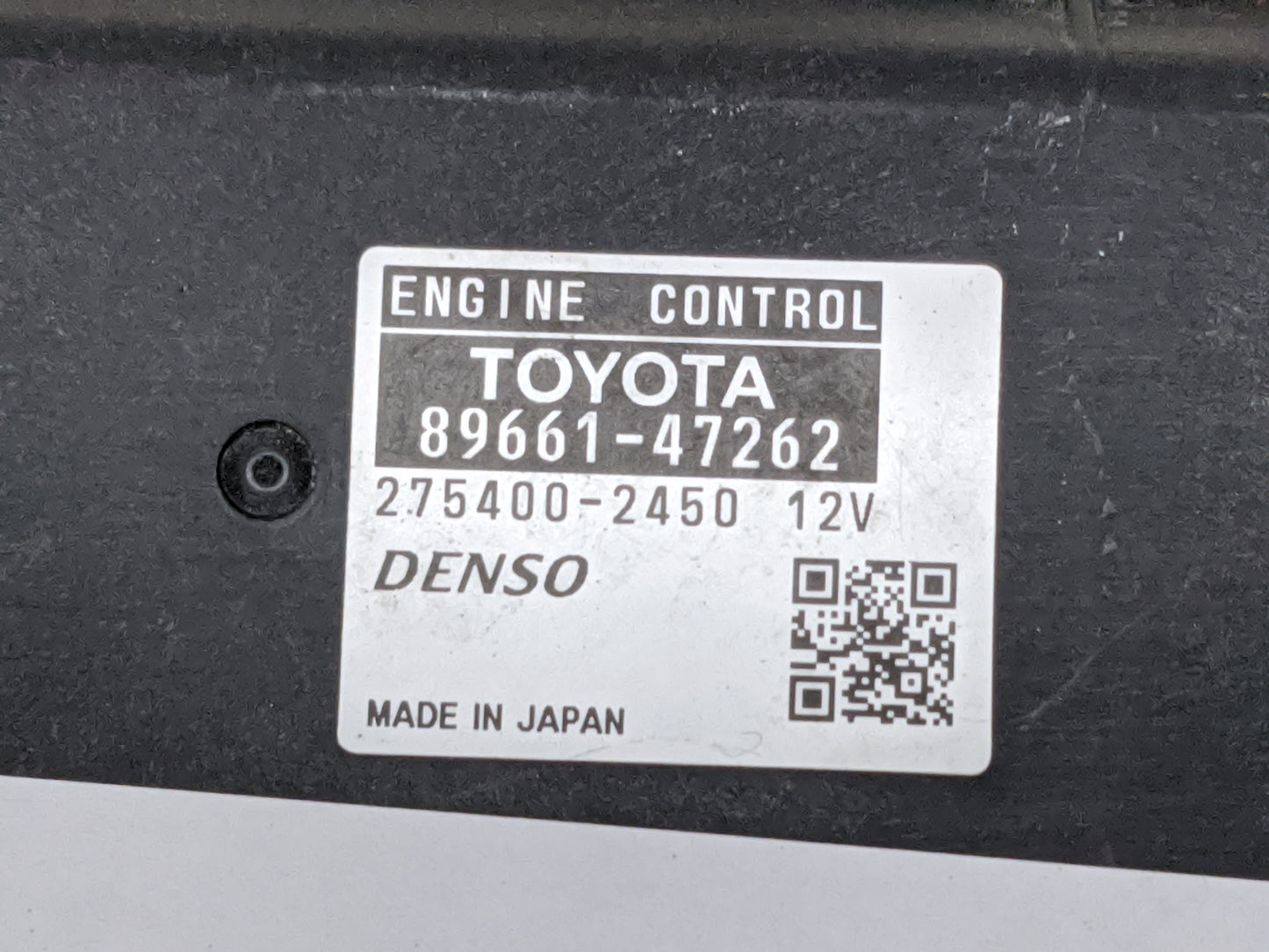 2010 Toyota Prius PCM Engine Control Computer ECU ECM PCU OEM P/N:89661-47262 275400-2450 Fits OEM Used Auto Parts - Oemused