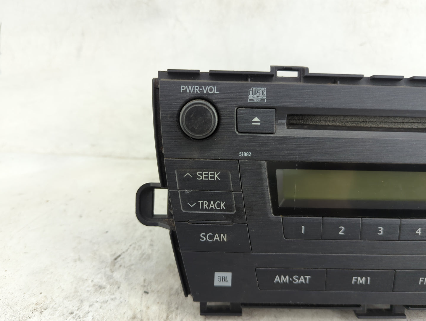 2010-2011 Toyota Prius Radio AM FM Cd Player Receiver Replacement P/N:86120-47370 CQ-KS0960AJ Fits Fits 2010 2011 OEM Used A