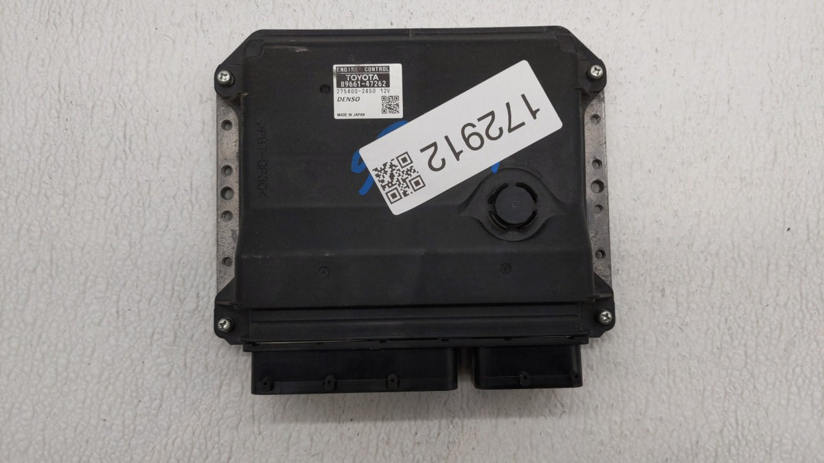 2010 Toyota Prius PCM Engine Control Computer ECU ECM PCU OEM P/N:89661-47262 89681-47081 OEM Used Auto Parts - Oemusedautop