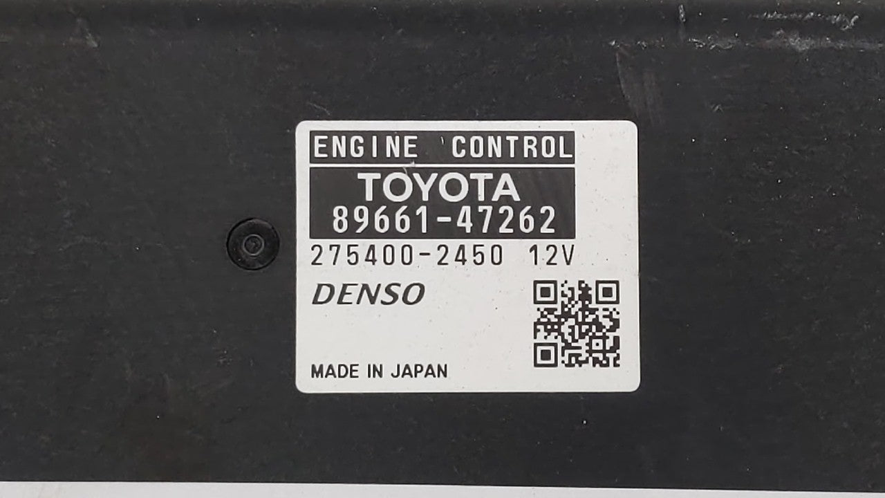 2010 Toyota Prius PCM Engine Control Computer ECU ECM PCU OEM P/N:89661-47262 89681-47081, 89661-47261 Fits OEM Used Auto Pa
