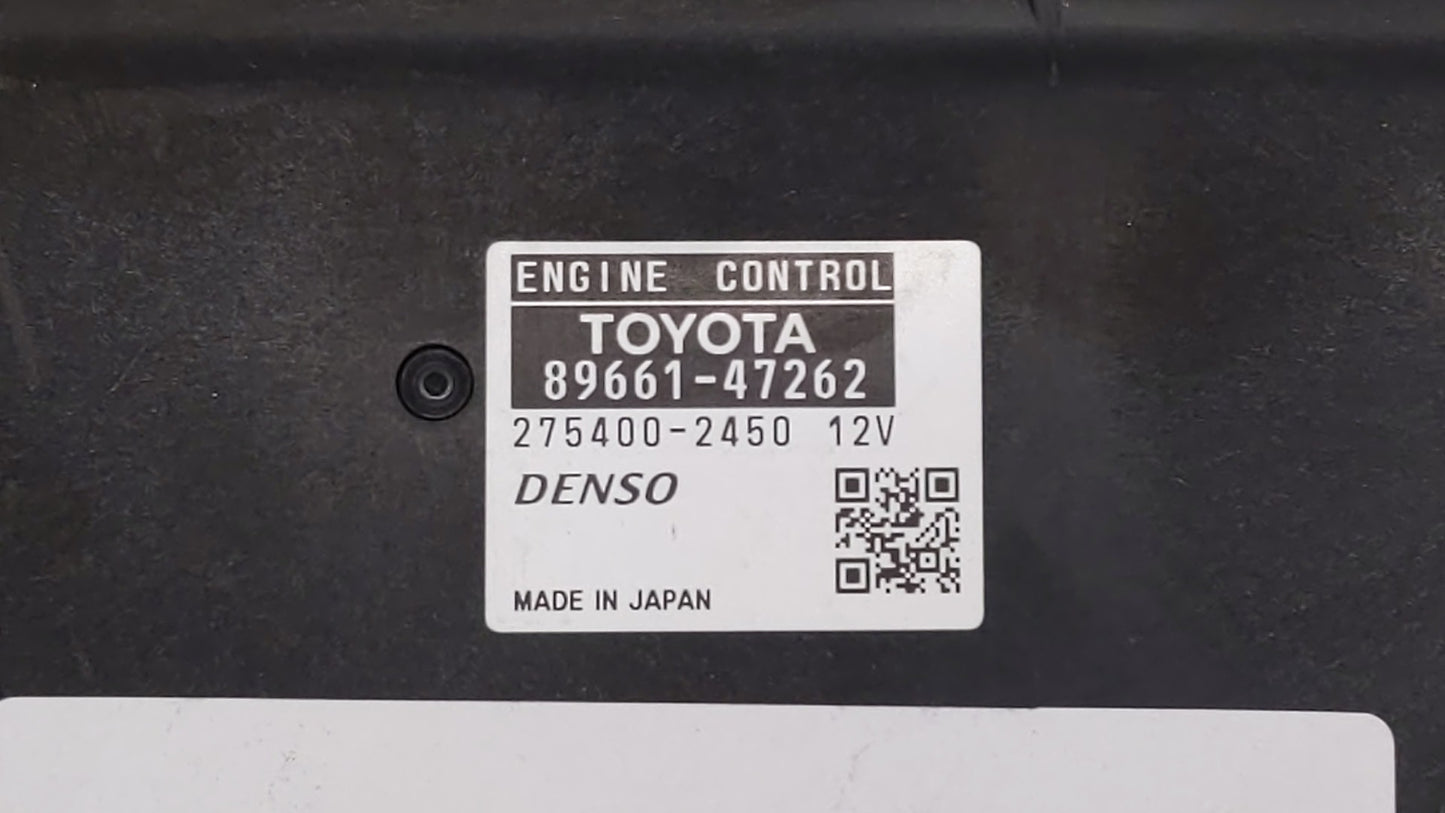 2010 Toyota Prius PCM Engine Control Computer ECU ECM PCU OEM P/N:89661-47262 89681-47081, 89661-47261 Fits OEM Used Auto Pa