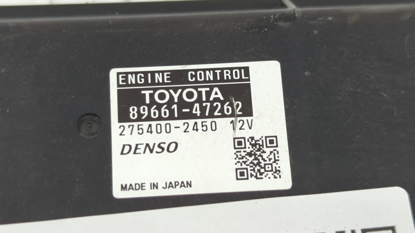 2010 Toyota Prius PCM Engine Control Computer ECU ECM PCU OEM P/N:89661-47262 89681-47081, 89661-47261 Fits OEM Used Auto Pa