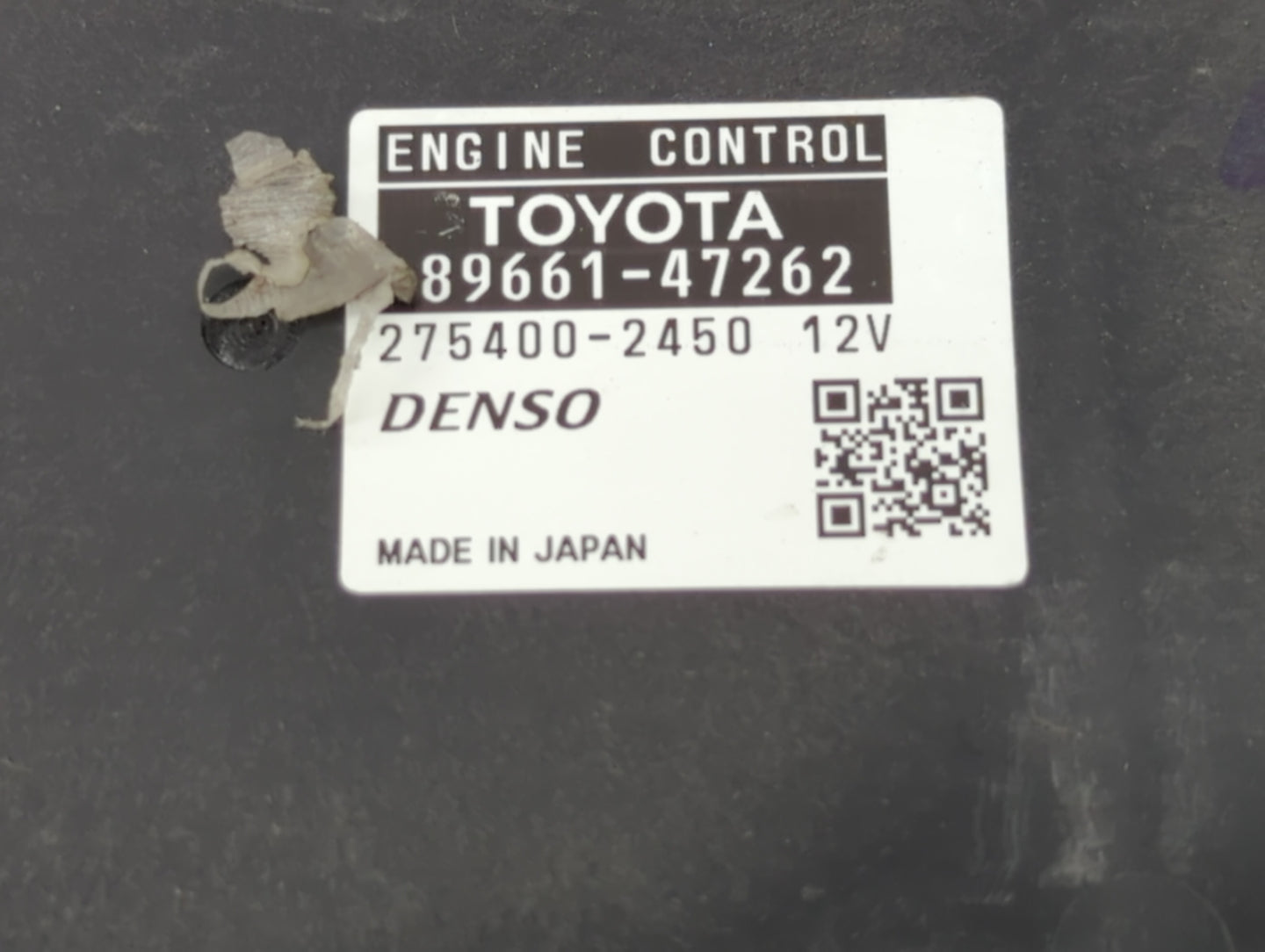 2010 Toyota Prius PCM Engine Control Computer ECU ECM PCU OEM P/N:89661-47262 89681-47081, 89661-47261 Fits OEM Used Auto Pa