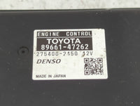 2010 Toyota Prius PCM Engine Control Computer ECU ECM PCU OEM P/N:89661-47262 Fits OEM Used Auto Parts - Oemusedautoparts1.c