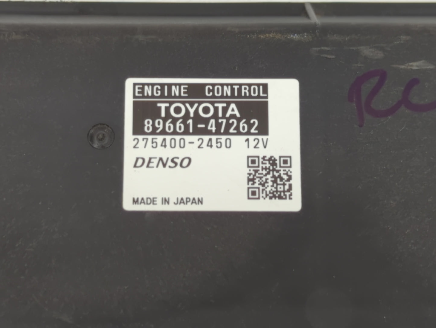 2010 Toyota Prius PCM Engine Control Computer ECU ECM PCU OEM P/N:89661-47262 Fits OEM Used Auto Parts - Oemusedautoparts1.c