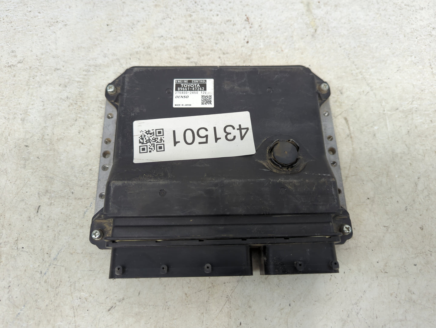 2010 Toyota Prius PCM Engine Control Computer ECU ECM PCU OEM P/N:275400-2450 89661-47262 Fits OEM Used Auto Parts - Oemused