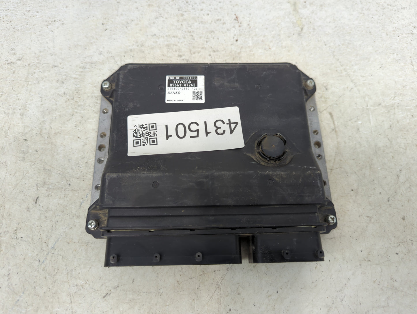 2010 Toyota Prius PCM Engine Control Computer ECU ECM PCU OEM P/N:275400-2450 89661-47262 Fits OEM Used Auto Parts - Oemused