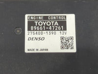 2010 Toyota Prius PCM Engine Control Computer ECU ECM PCU OEM P/N:89661-47261 89661-47262 Fits OEM Used Auto Parts - Oemused