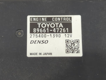 2010 Toyota Prius PCM Engine Control Computer ECU ECM PCU OEM P/N:89661-47261 89661-47262 Fits OEM Used Auto Parts