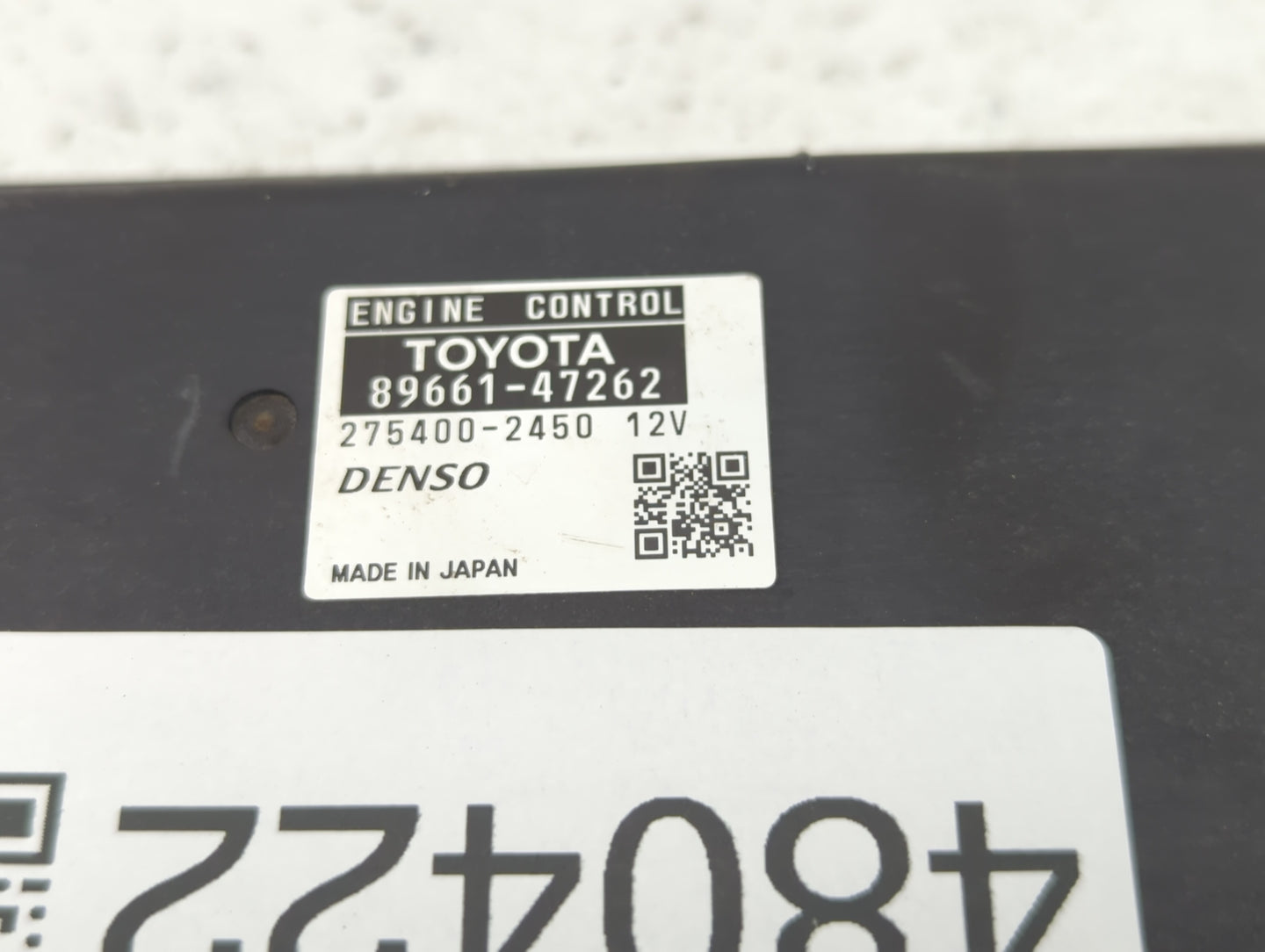 2010 Toyota Prius PCM Engine Control Computer ECU ECM PCU OEM P/N:89661-47261 89661-47262 Fits OEM Used Auto Parts - Oemused