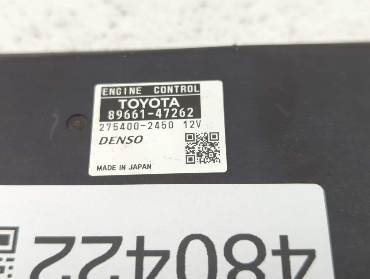 2010 Toyota Prius PCM Engine Control Computer ECU ECM PCU OEM P/N:89661-47261 89661-47262 Fits OEM Used Auto Parts - Oemused