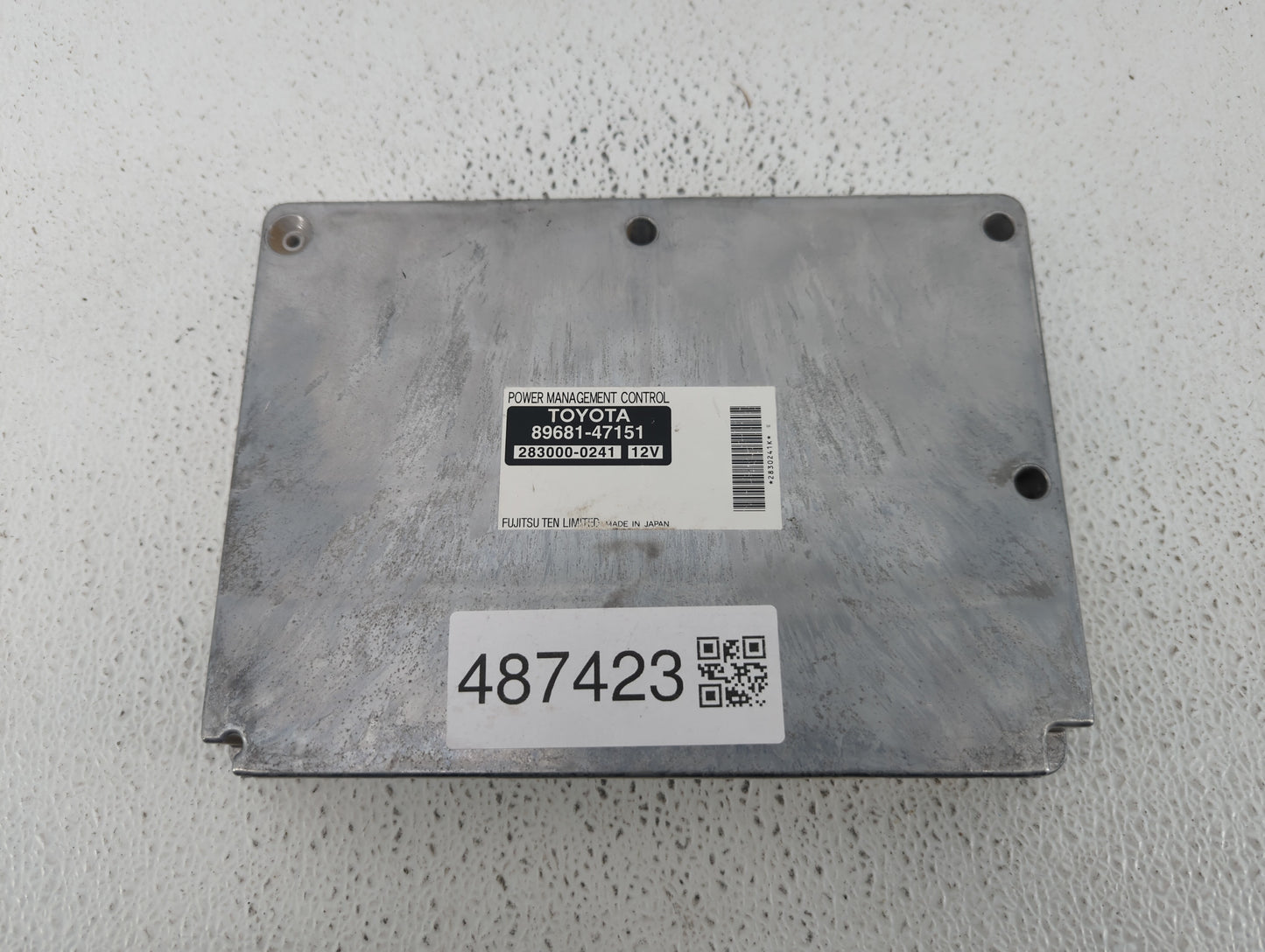 2010 Toyota Prius PCM Engine Control Computer ECU ECM PCU OEM P/N:89681-47151 89661-47261, 89661-47262 Fits OEM Used Auto Pa