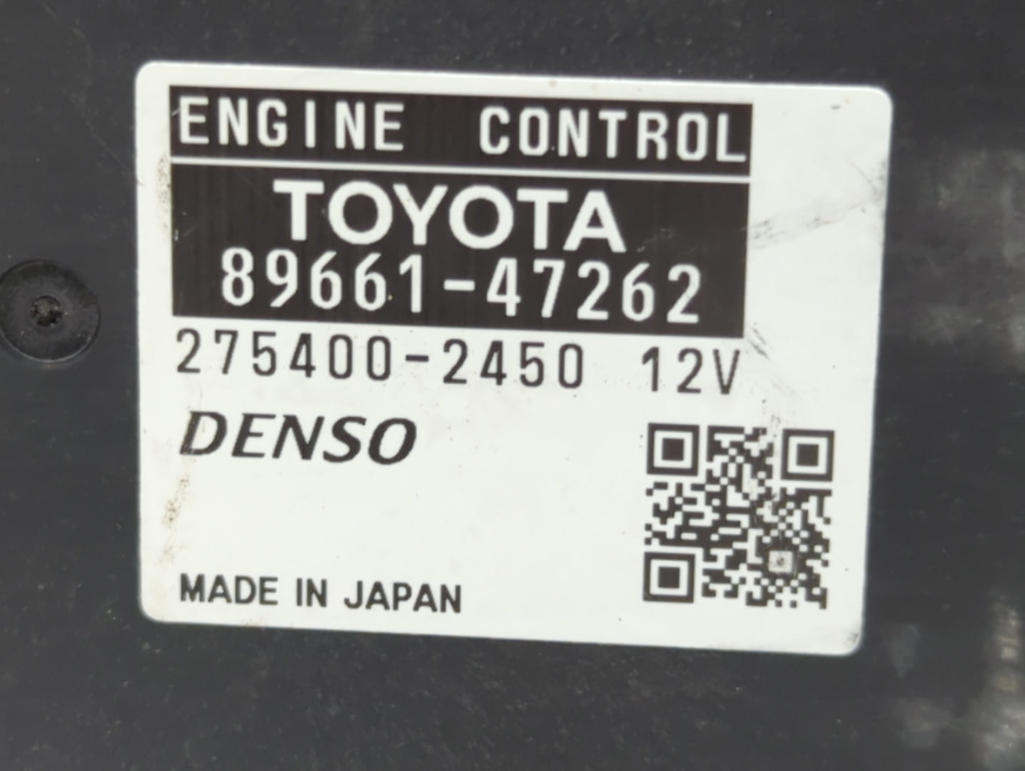2010 Toyota Prius PCM Engine Control Computer ECU ECM PCU OEM P/N:89661-47261 89661-47262 Fits OEM Used Auto Parts - Oemused