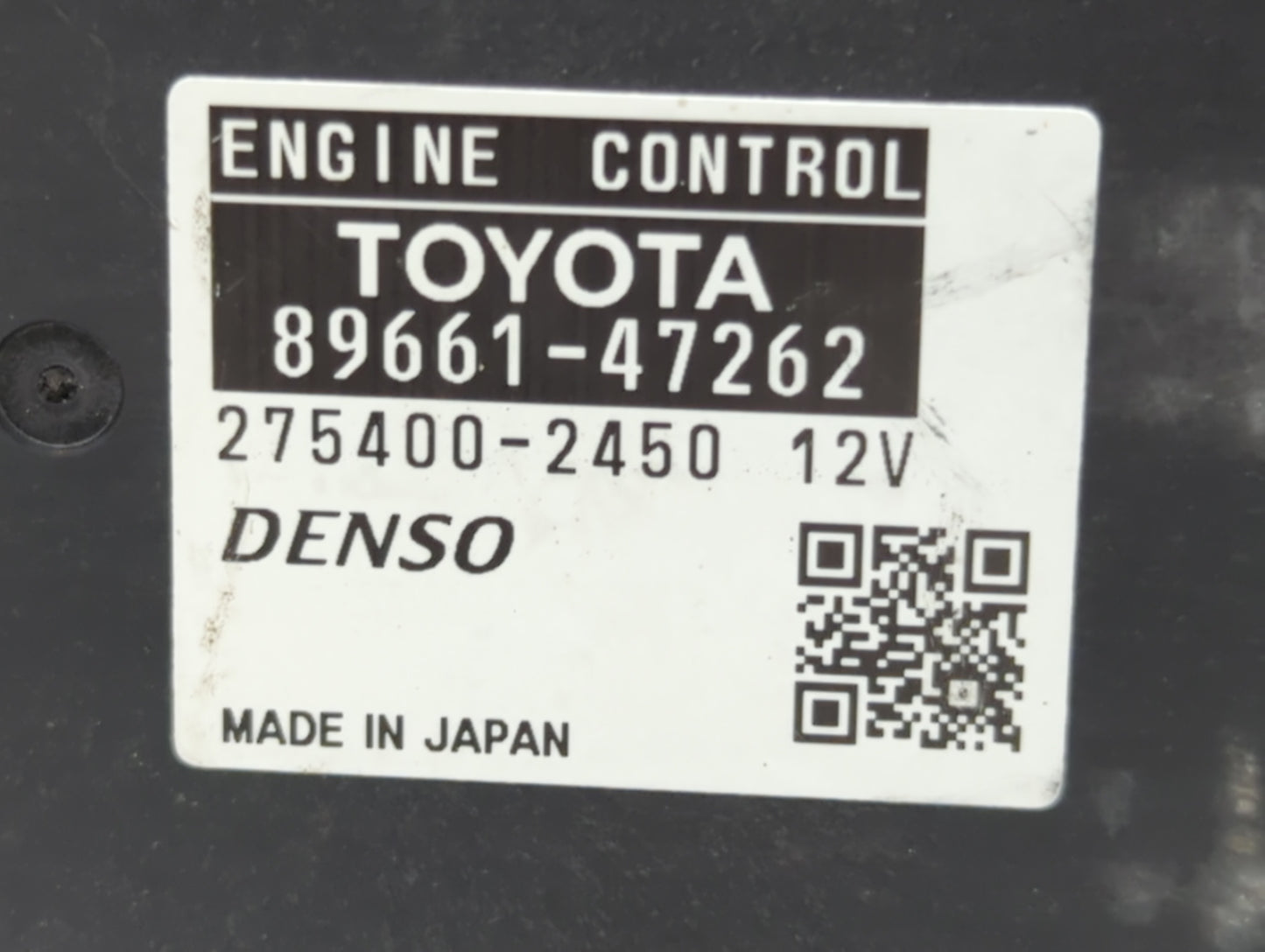 2010 Toyota Prius PCM Engine Control Computer ECU ECM PCU OEM P/N:89661-47261 89661-47262 Fits OEM Used Auto Parts - Oemused
