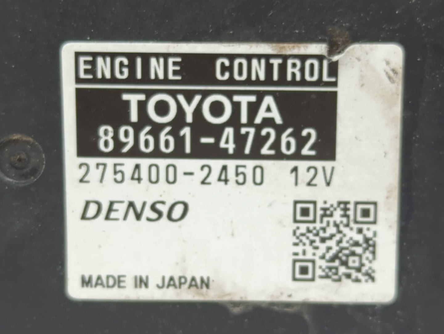2010 Toyota Prius PCM Engine Control Computer ECU ECM PCU OEM P/N:89661-47262 Fits OEM Used Auto Parts - Oemusedautoparts1.c