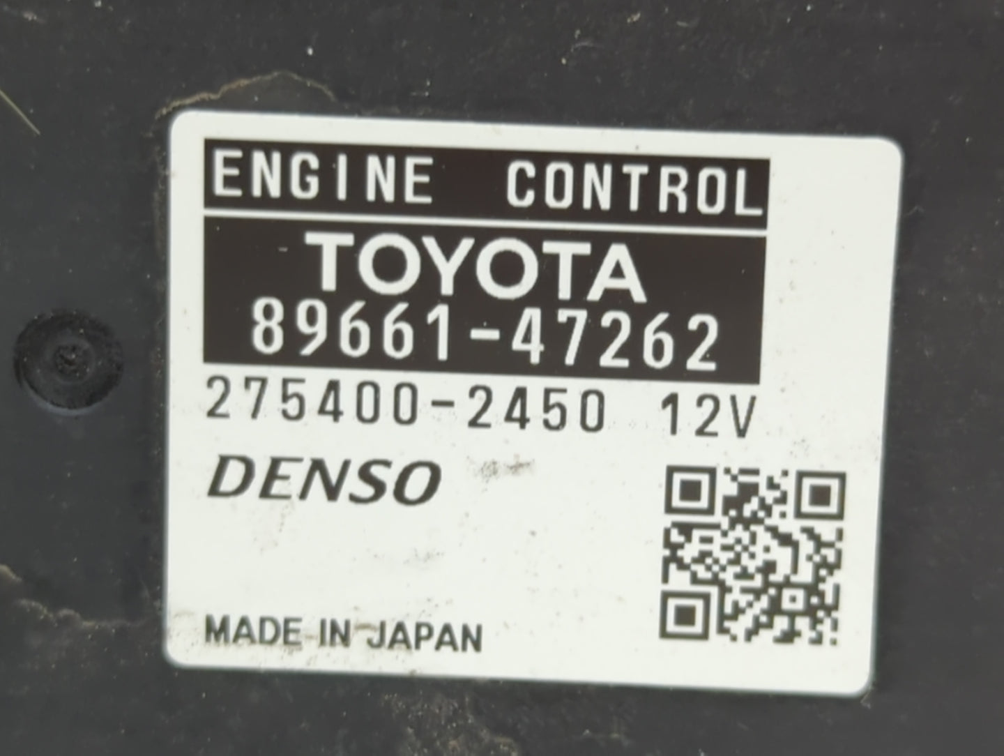 2010 Toyota Prius PCM Engine Control Computer ECU ECM PCU OEM P/N:89661-47262 89661-47261 Fits OEM Used Auto Parts - Oemused