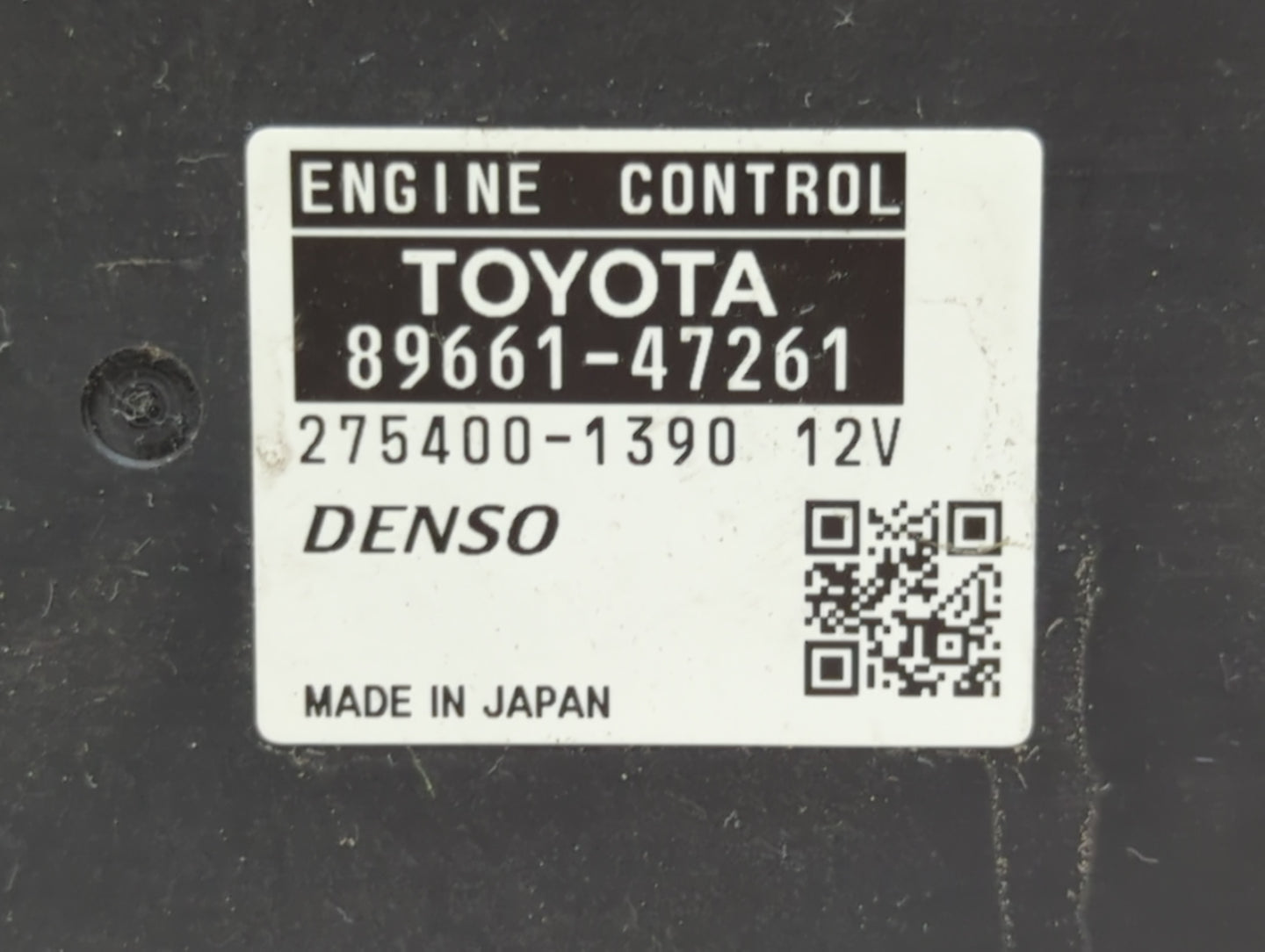2010 Toyota Prius PCM Engine Control Computer ECU ECM PCU OEM P/N:275400-1390 89661-47261 Fits OEM Used Auto Parts - Oemused