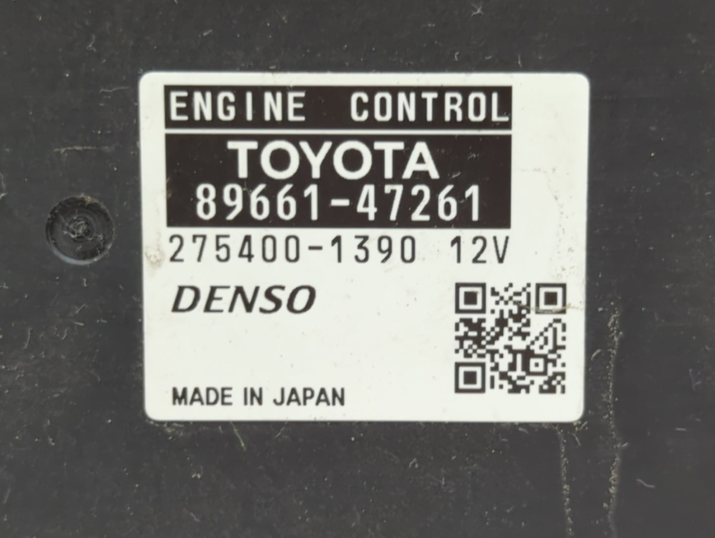 2010 Toyota Prius PCM Engine Control Computer ECU ECM PCU OEM P/N:275400-1390 89661-47261 Fits OEM Used Auto Parts - Oemused