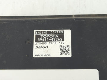 2010 Toyota Prius PCM Engine Control Computer ECU ECM PCU OEM P/N:89661-47262 Fits OEM Used Auto Parts