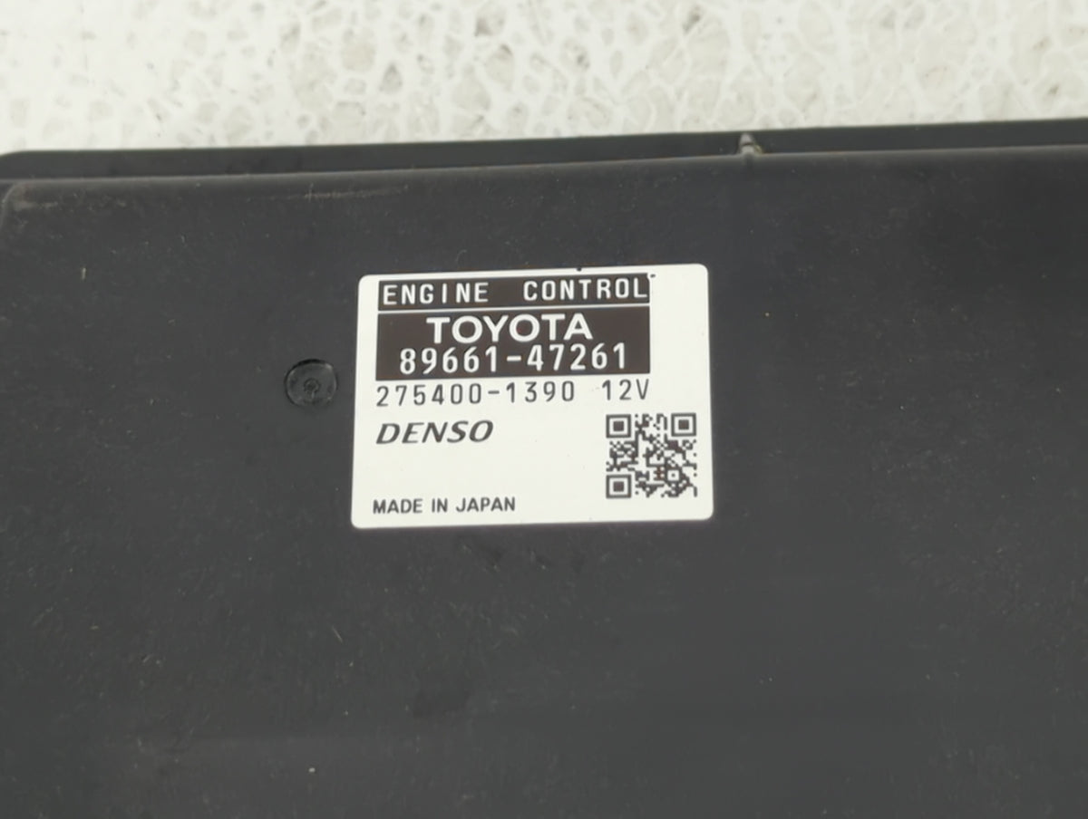 2010 Toyota Prius PCM Engine Control Computer ECU ECM PCU OEM P/N:89661-47262 89661-47261 OEM Used Auto Parts - Oemusedautop