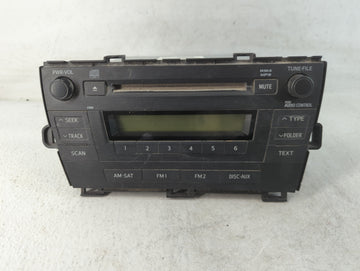 2010-2011 Toyota Prius Radio AM FM Cd Player Receiver Replacement P/N:86120-47290 Fits Fits 2010 2011 OEM Used Auto Parts - 