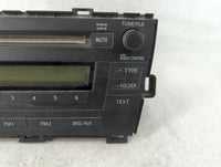 2010-2011 Toyota Prius Radio AM FM Cd Player Receiver Replacement P/N:86120-47290 Fits Fits 2010 2011 OEM Used Auto Parts - 