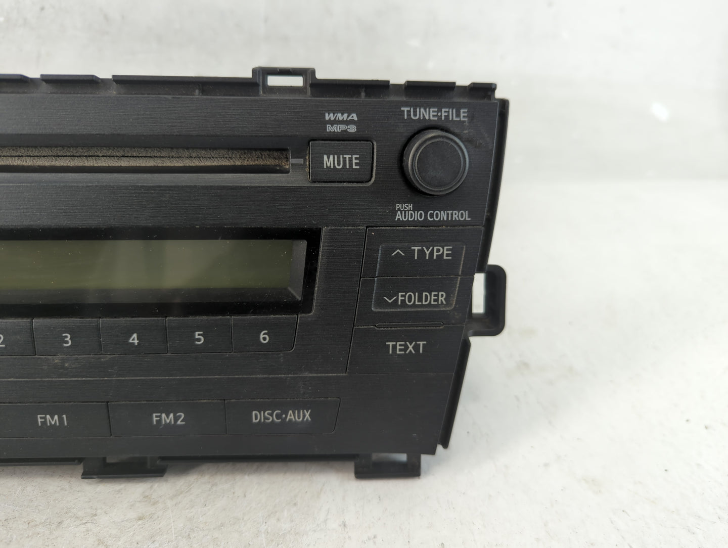 2010 Toyota Prius Radio AM FM Cd Player Receiver Replacement P/N:86120-47290 Fits OEM Used Auto Parts - Oemusedautoparts1.co
