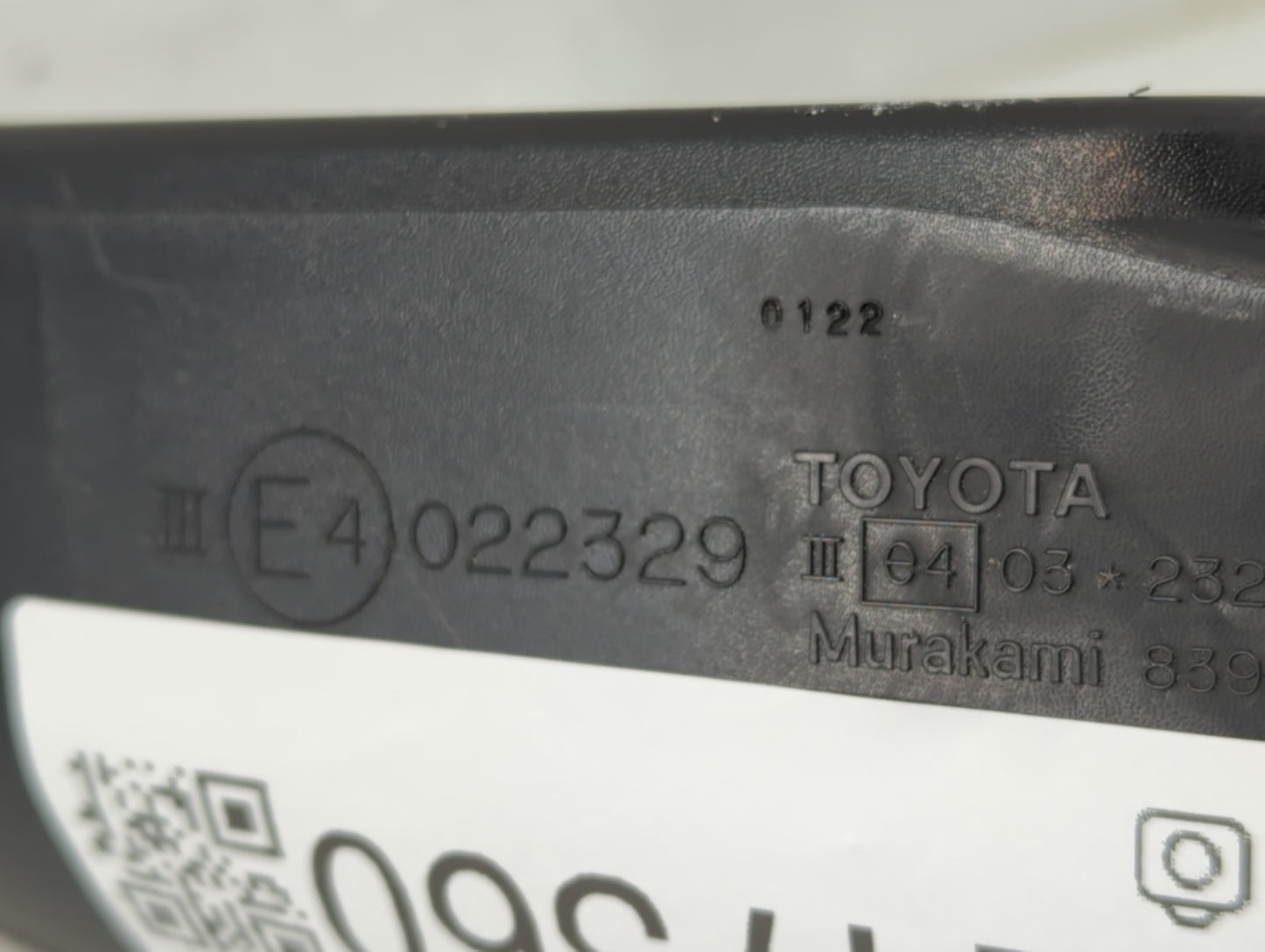 2010 Toyota Rav4 Side Mirror Replacement Driver Left View Door Mirror Fits OEM Used Auto Parts - Oemusedautoparts1.com