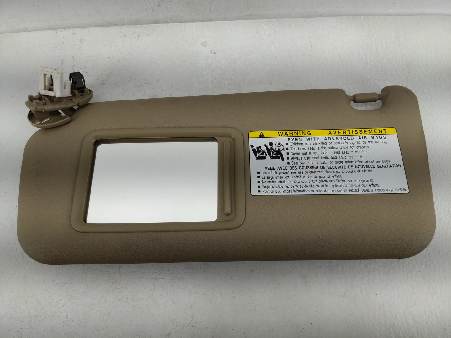 2010-2014 Toyota Rav4 Sun Visor Shade Replacement Driver Left Mirror Fits Fits 2010 2011 2012 2013 2014 OEM Used Auto Parts 