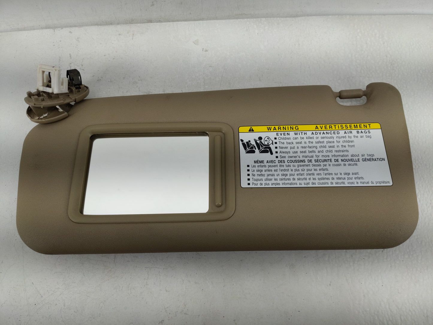 2010-2014 Toyota Rav4 Sun Visor Shade Replacement Driver Left Mirror Fits Fits 2010 2011 2012 2013 2014 OEM Used Auto Parts 