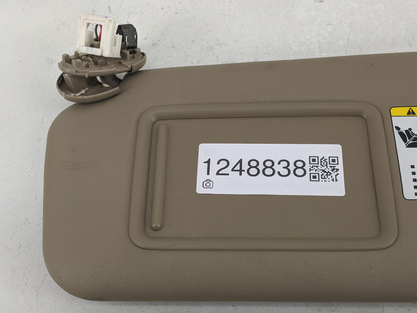 2010-2014 Toyota Rav4 Sun Visor Shade Replacement Driver Left Mirror Fits Fits 2010 2011 2012 2013 2014 OEM Used Auto Parts 