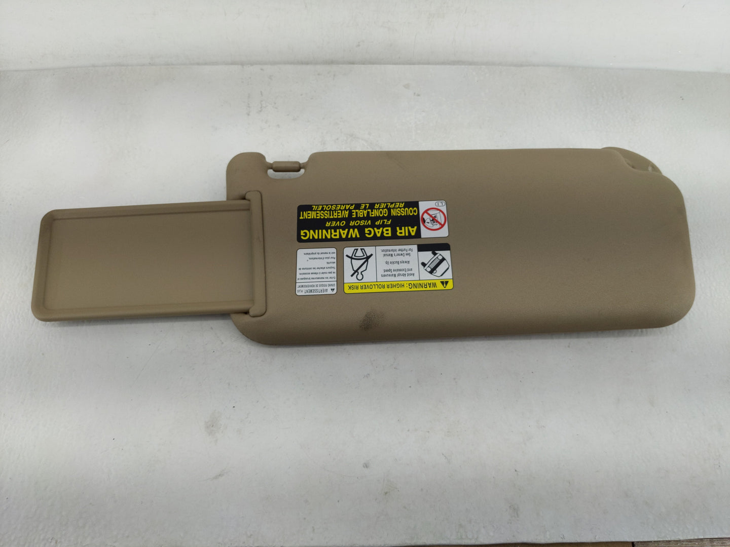 2010-2014 Toyota Rav4 Sun Visor Shade Replacement Driver Left Mirror Fits Fits 2010 2011 2012 2013 2014 OEM Used Auto Parts 