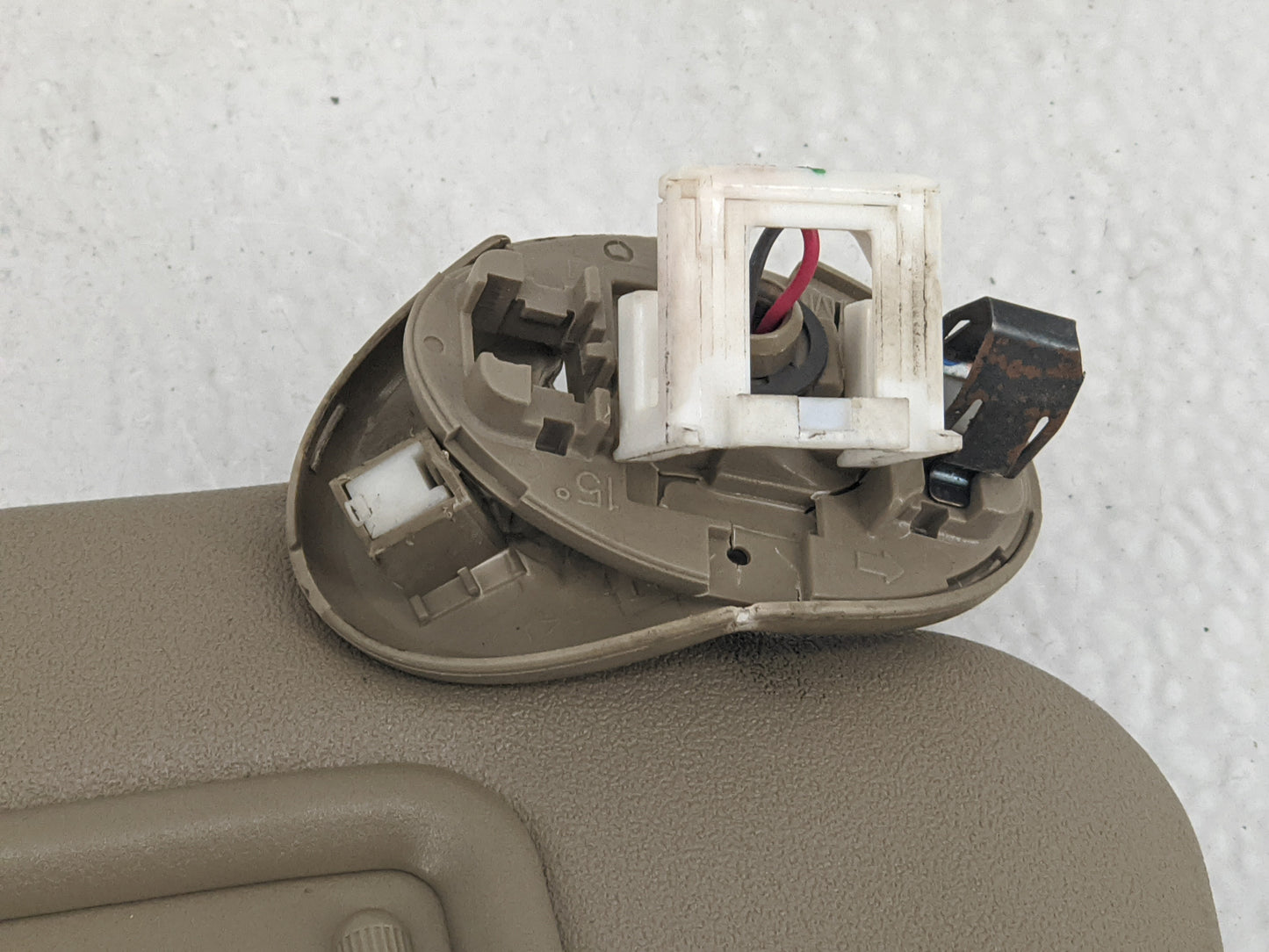 2010-2014 Toyota Rav4 Sun Visor Shade Replacement Passenger Right Mirror Fits Fits 2010 2011 2012 2013 2014 OEM Used Auto Pa