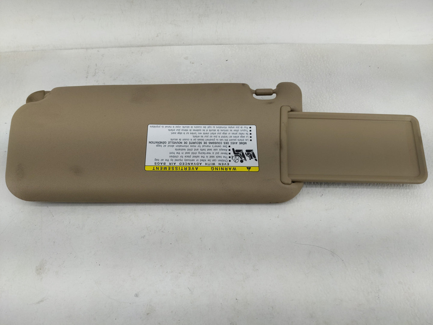 2010-2014 Toyota Rav4 Sun Visor Shade Replacement Passenger Right Mirror Fits Fits 2010 2011 2012 2013 2014 OEM Used Auto Pa