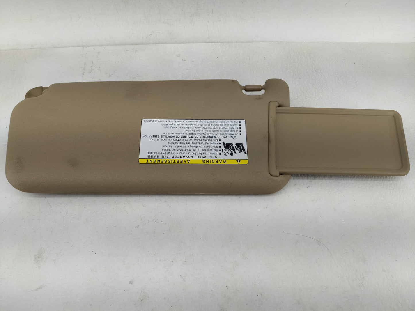 2010-2014 Toyota Rav4 Sun Visor Shade Replacement Passenger Right Mirror Fits Fits 2010 2011 2012 2013 2014 OEM Used Auto Pa