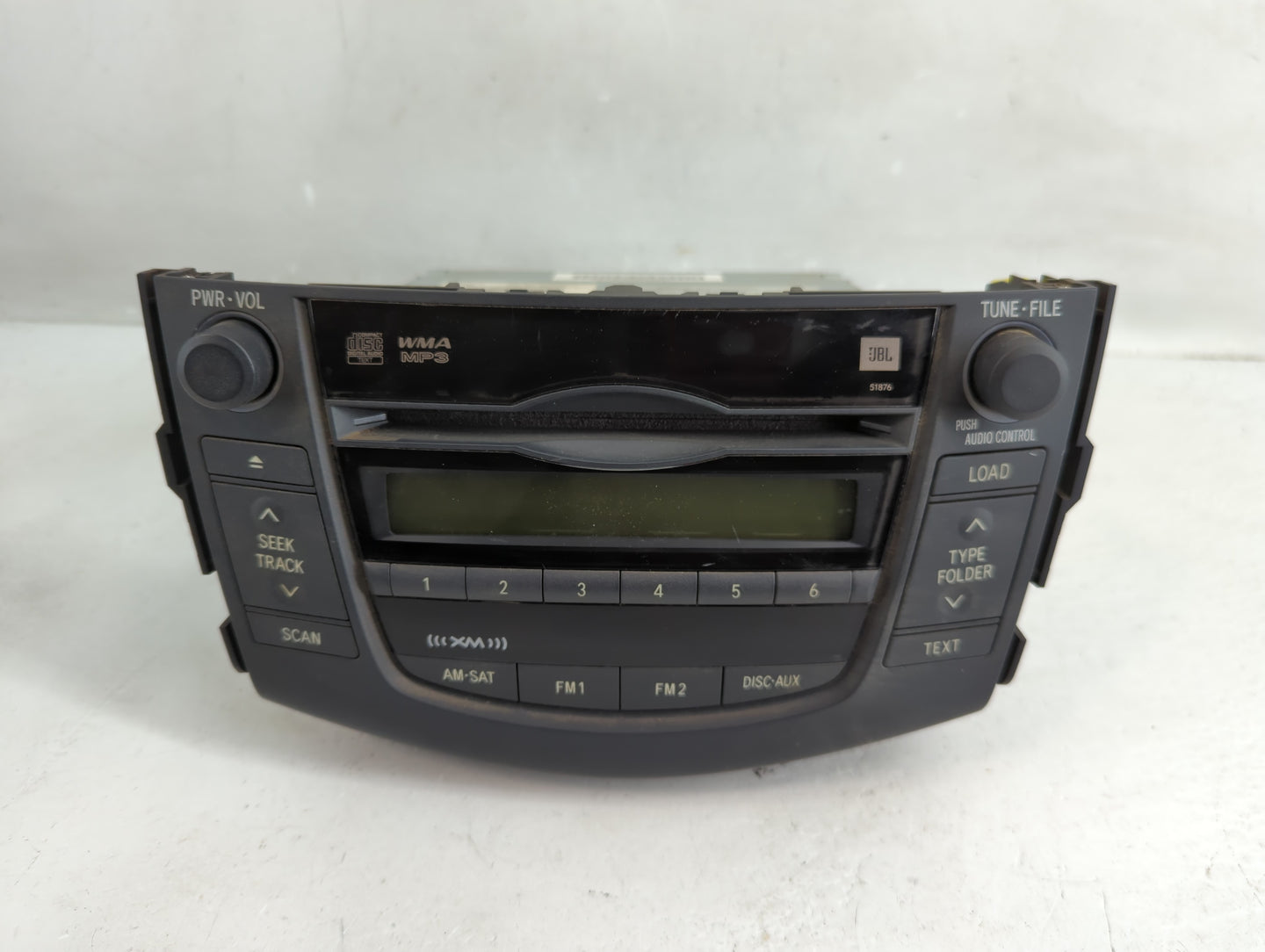 2009-2011 Toyota Rav4 Radio AM FM Cd Player Receiver Replacement P/N:86120-42320 Fits Fits 2009 2010 2011 OEM Used Auto Part