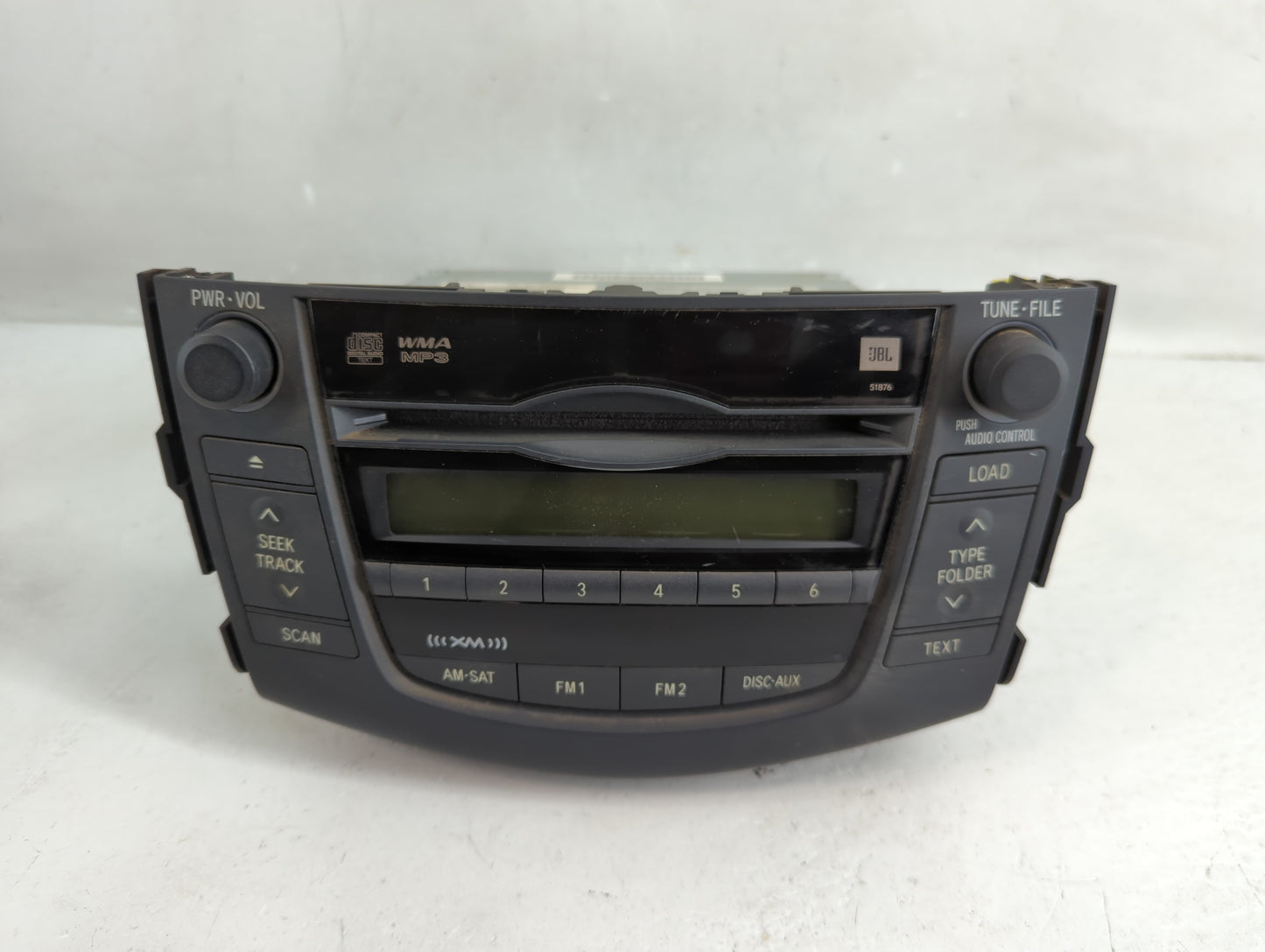 2009-2011 Toyota Rav4 Radio AM FM Cd Player Receiver Replacement P/N:86120-42320 Fits Fits 2009 2010 2011 OEM Used Auto Part